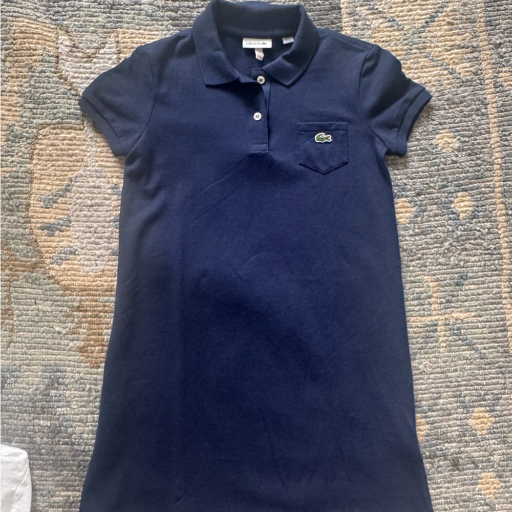 NEW Girls Lacoste Polo Dress 10